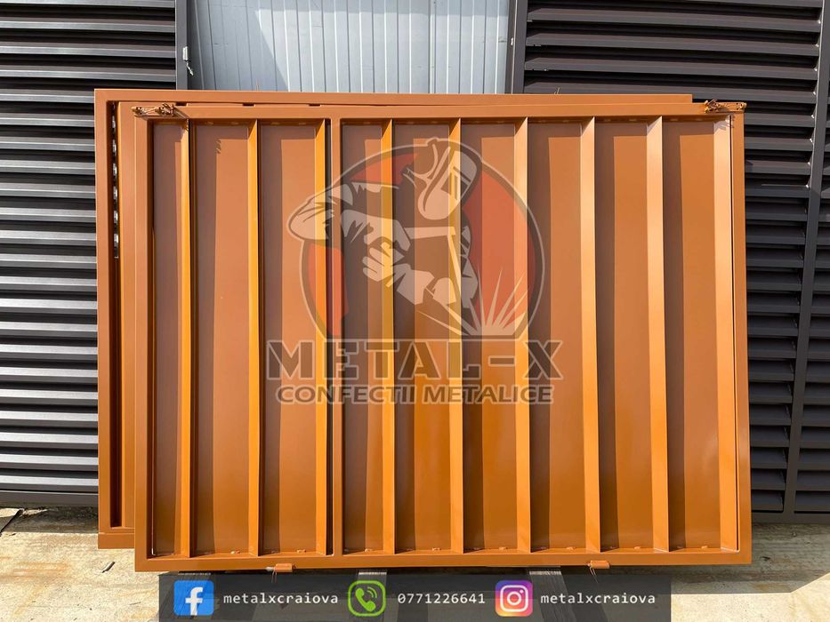 Porti, garduri finisaje premium vopsit electrostatic