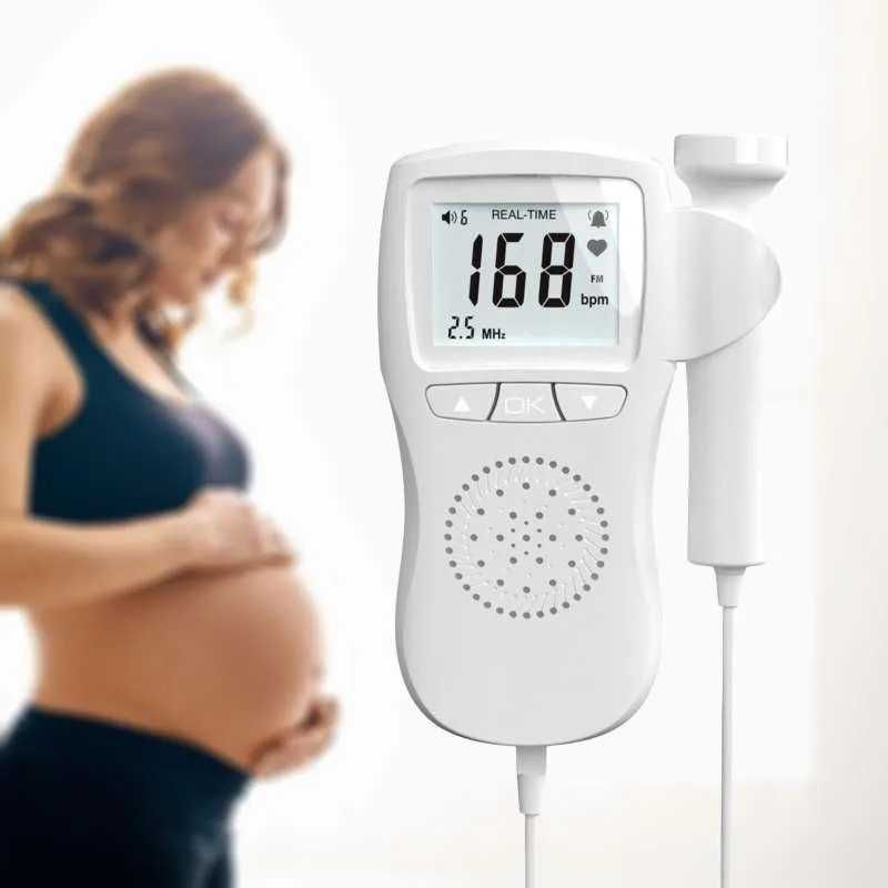 Monitor măsurare funcții vitale la făt, ideal pentru gravide, LCD, Alb