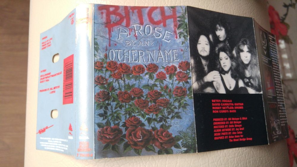 Caseta originala Bitch - A Rose By Any Other Name 1989 heavy metal