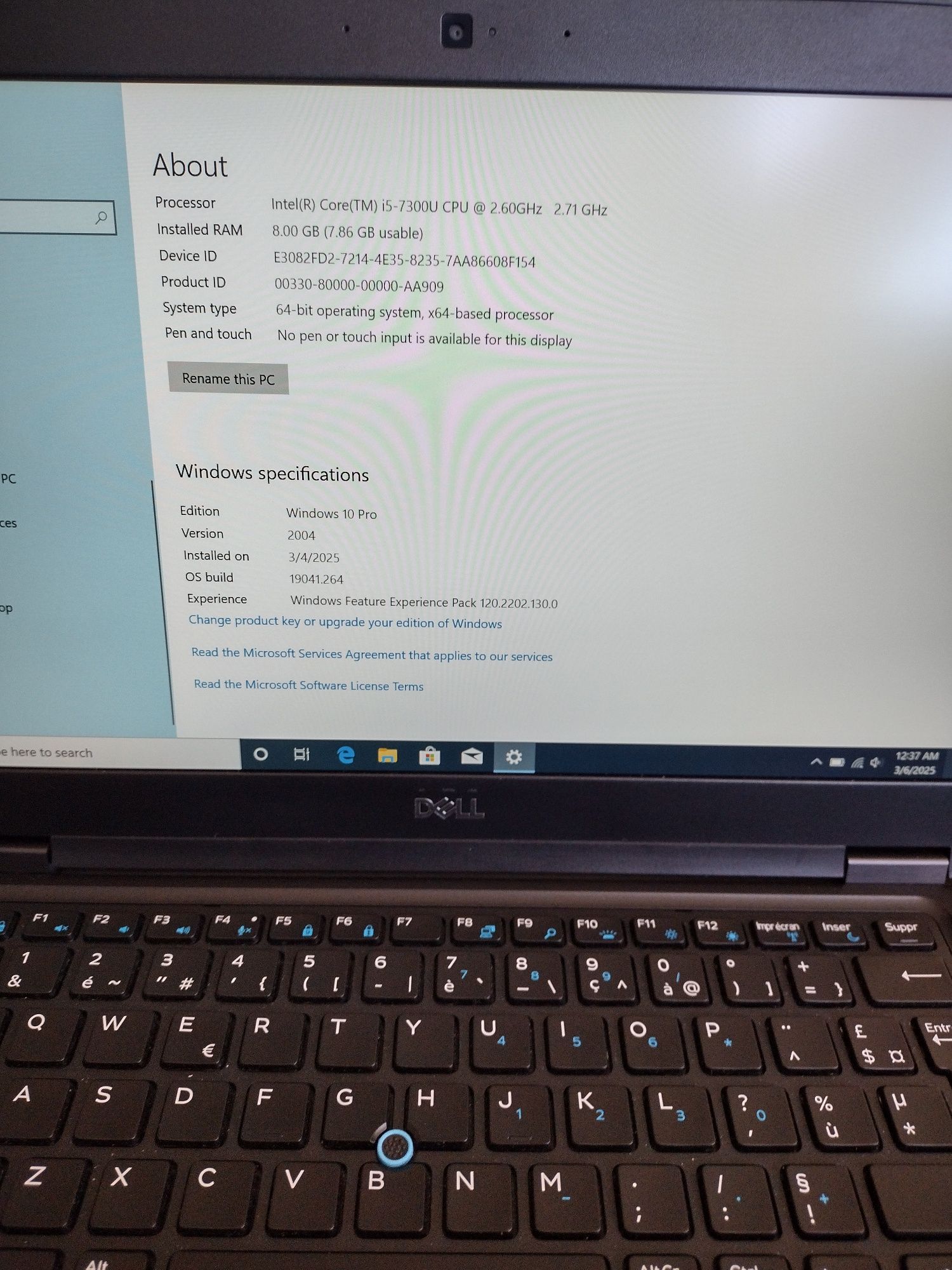 Laptop Dell Latitude 5490
