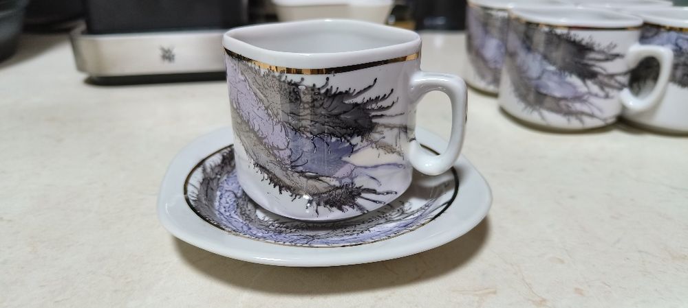 Сервиз за кафе сет 5бр + захарница