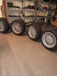 Jante Bmw style 32, 5x120, r16 cu anvelope f.f bune m+s