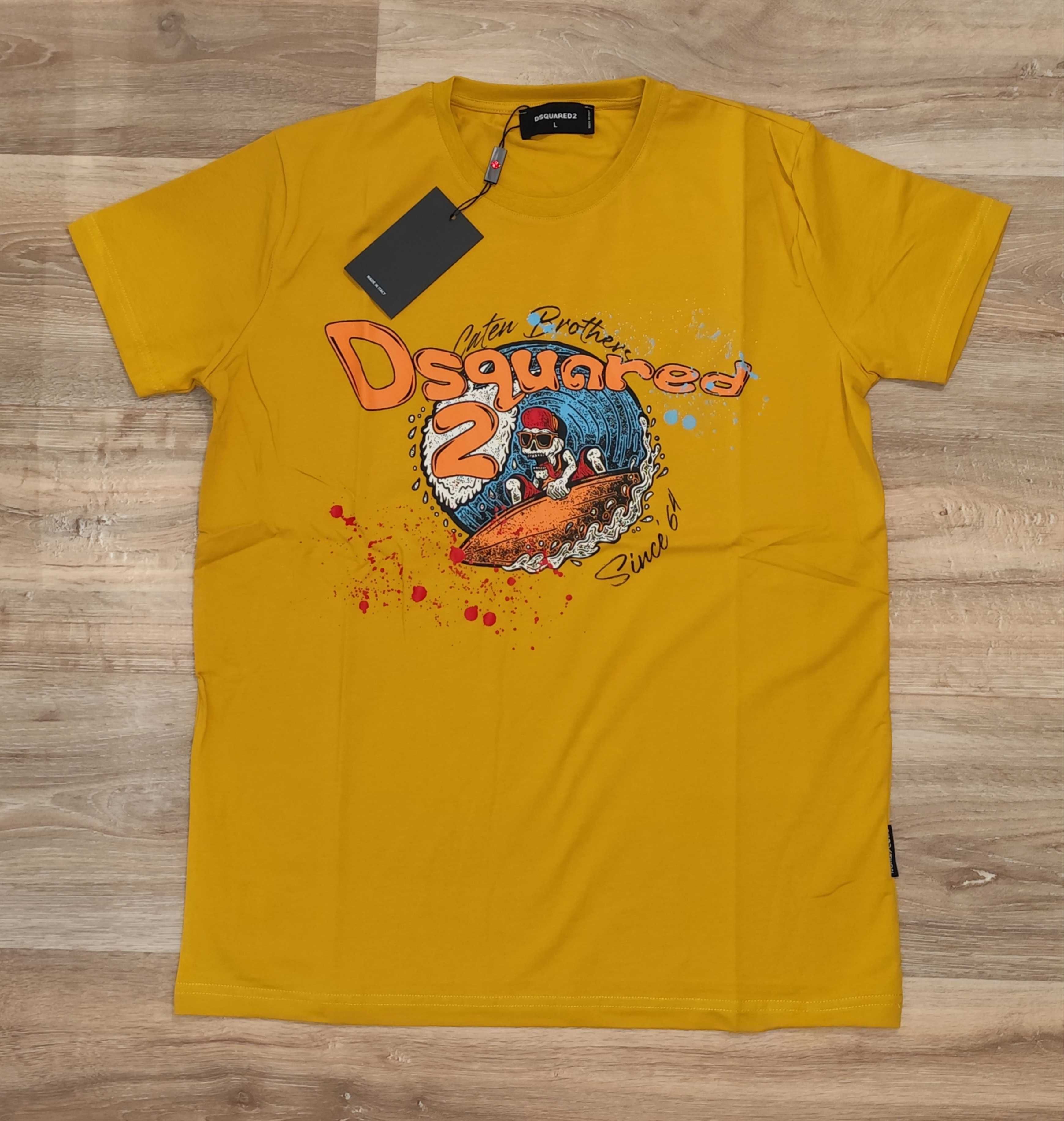 Нова тениска мъжка блуза фланелка Dsquared 2024 памук