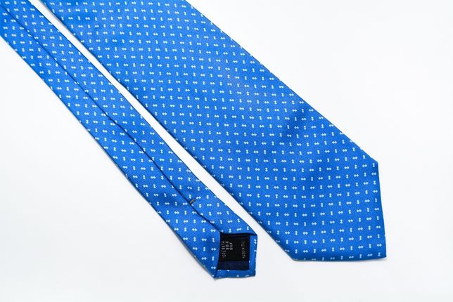 Cravata Barbati Balenciaga 10 x 147.5 cm Geometric Albastra CR66