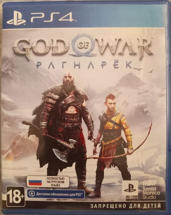 Продам Игру от Sony Playstation 4 GOD OF WAR Pагнарёқ Состояние идеал