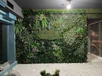 Фито стена озеленение искусственный   мох цветы. Суний гулар декор