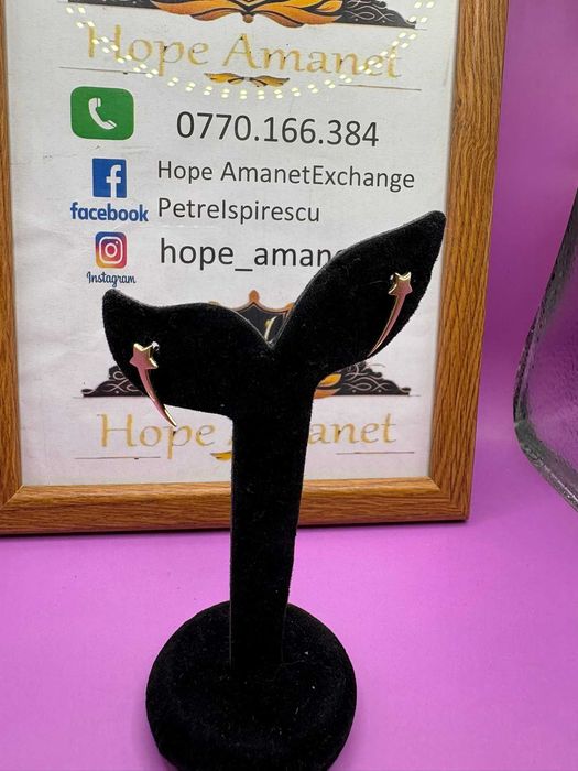 HOPE AMANET P2-Cercei din aur de 14k /  0.76 GR