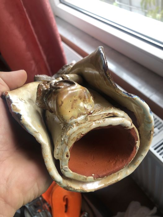 Mos Nicolae figurina ceramica hand made