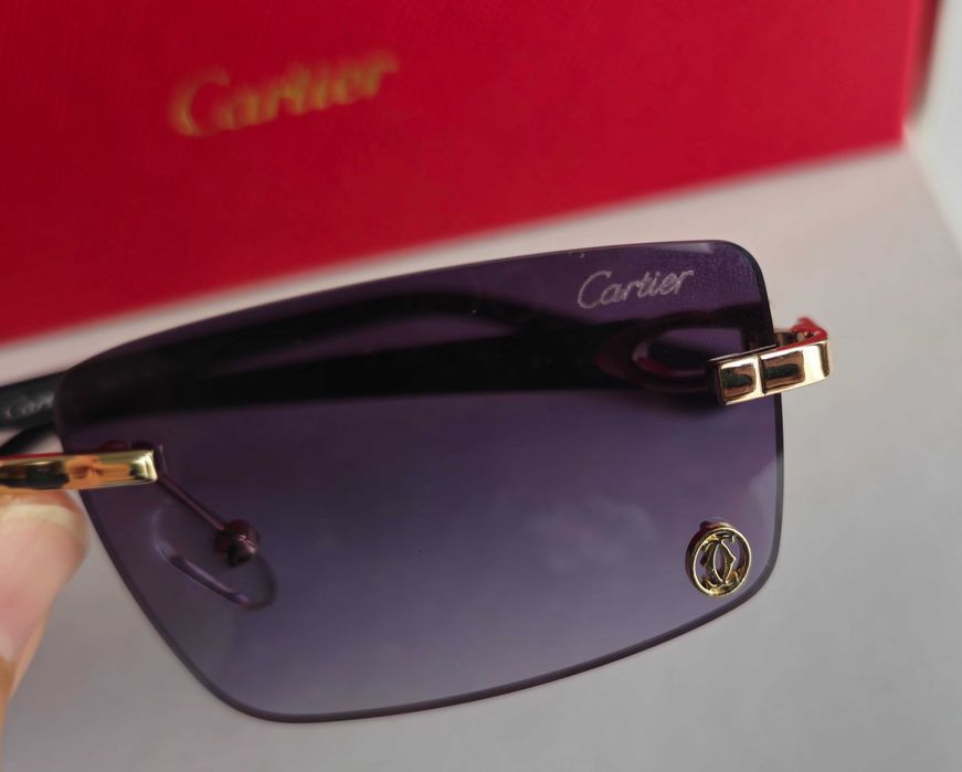 Ochelari de soare Cartier Horn Purple