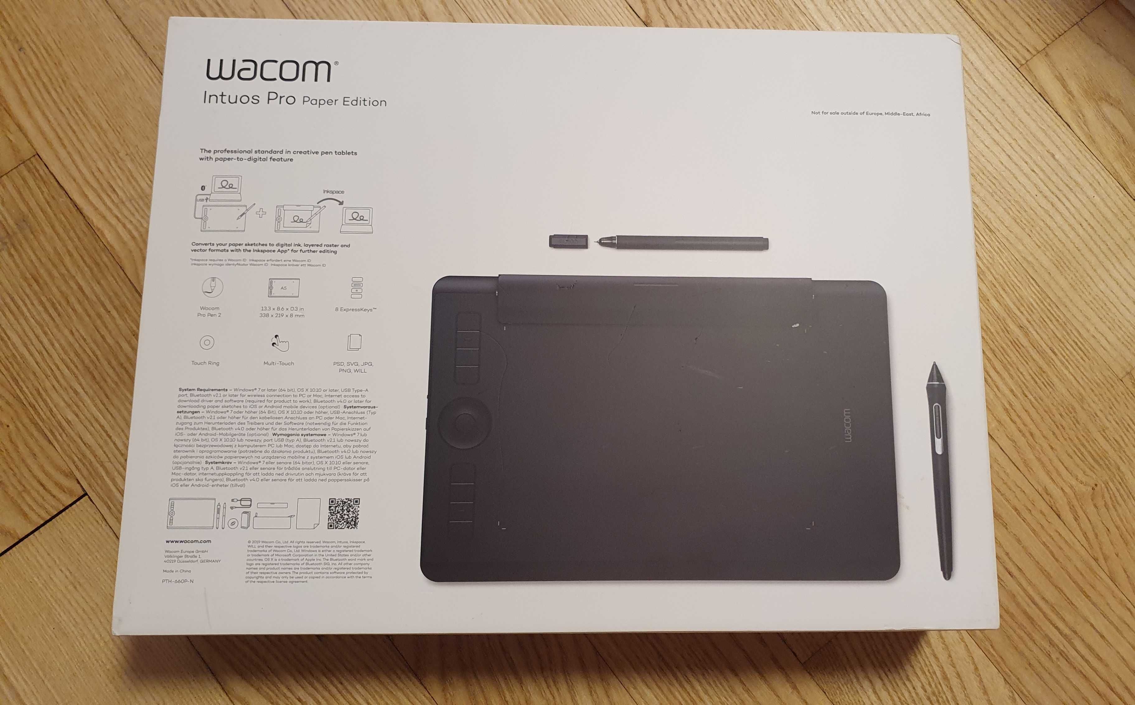 !!!НАМАЛЕН!!! WACOM Intuos Pro Paper Edition M