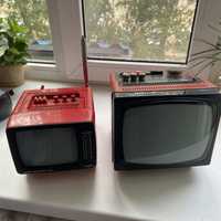 портативный телевизор Электроника, винтажный советские телевизоры.