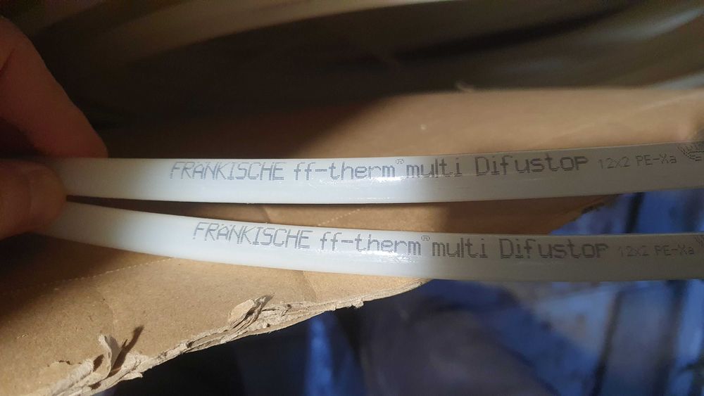 Teava încălzire pardoseală FRANKISCHE ff-therm Difustop 12x2mm NOU