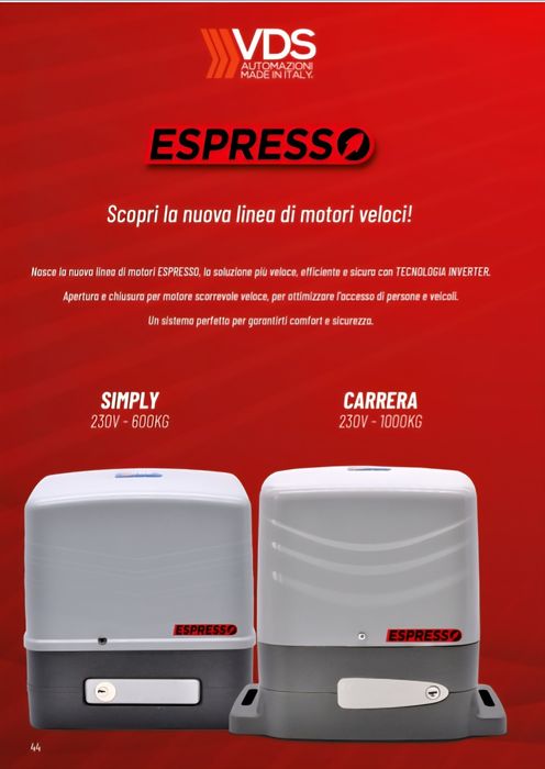 БЪРЗ мотор VDS ESPRESSO 1000кг