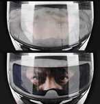 Folie antiaburire pentru viziera casca moto - universala