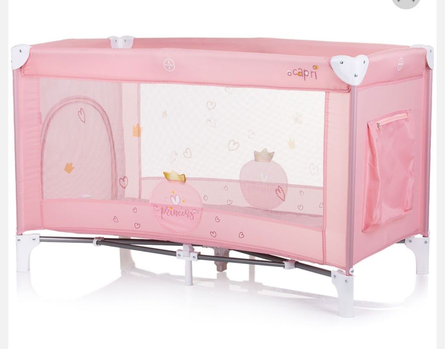 Patut pliabil copii voiaj Princess pink