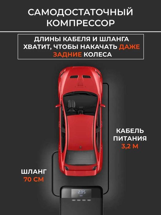 Автомобильный компрессор 70mai Air Midrive TP03