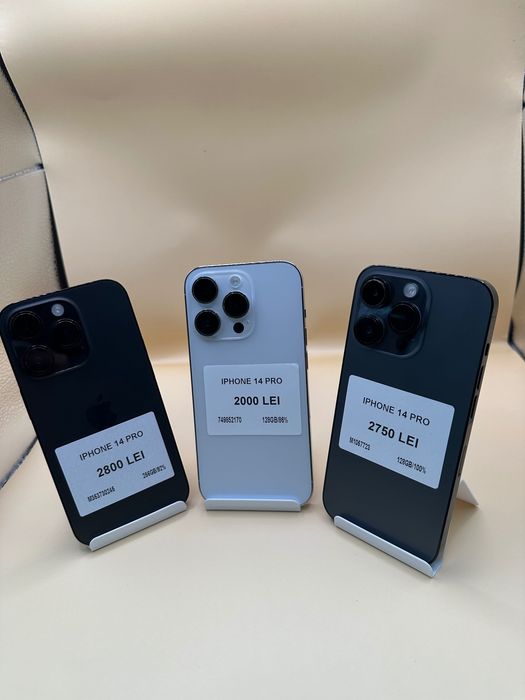 iPhone 14 Pro memorie internă 128gb/ 256gb sănătate baterie 92%86%100%