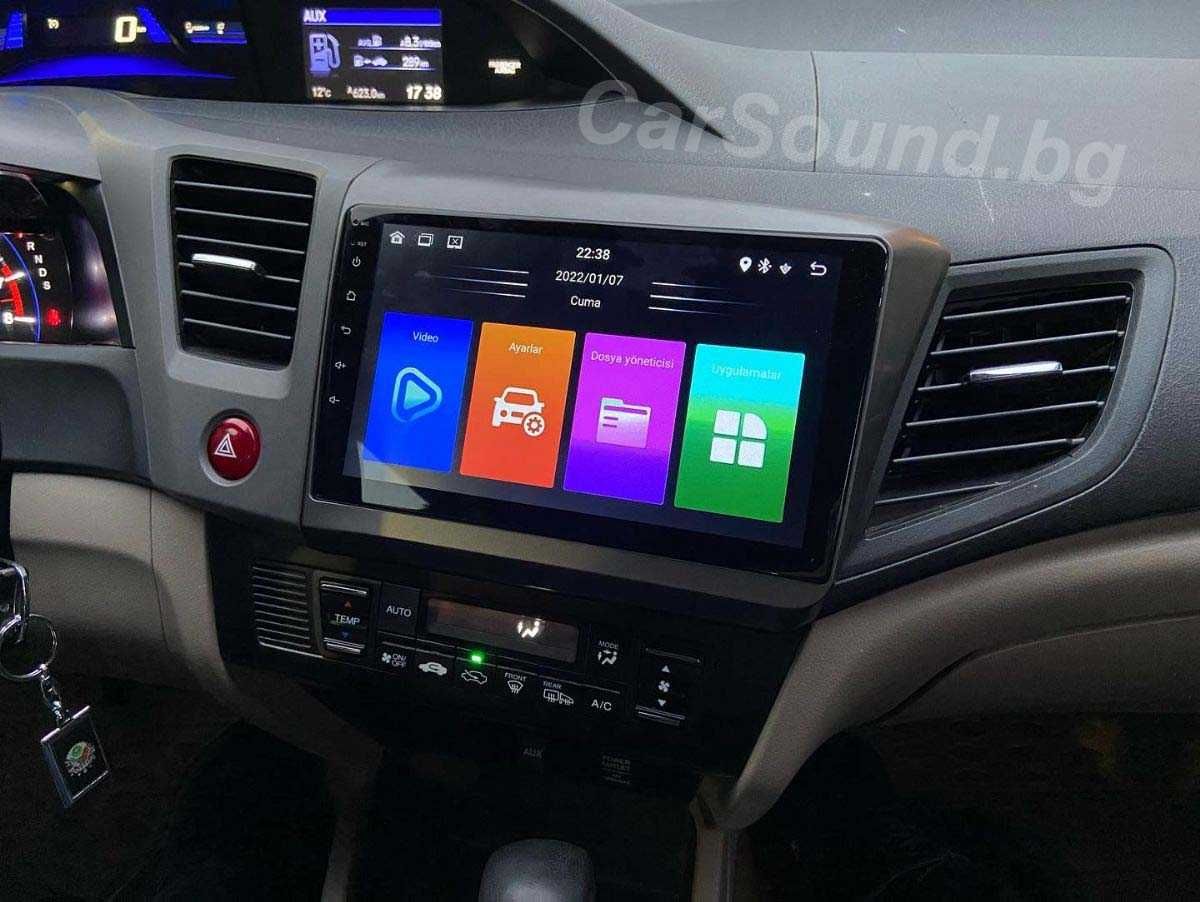Honda Civic 9 FB7 Android 14 Мултимедия Хонда Сивик Навигация Андроид