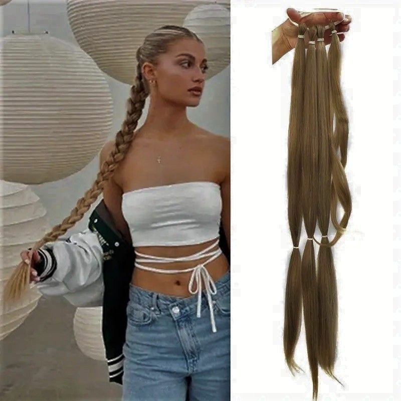 Coada par pentru impletit 80 cm (diverse culori)