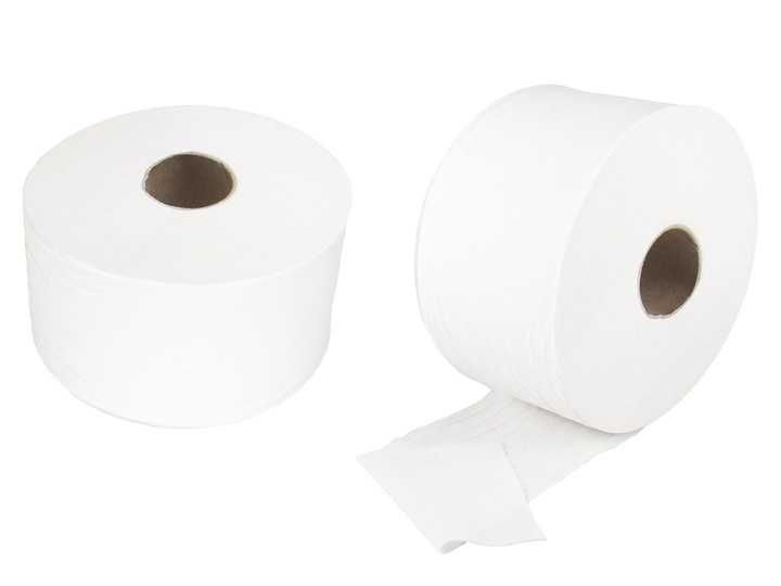 Туалетная бумага Джумба(джамбо) рулон-150м. Белая. Целлюлоза 100%