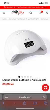 Lampa Unghii UV Led - 2 Buc