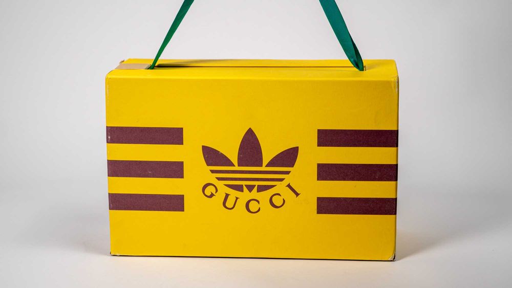 Унисекс Обувки Adidas x Gucci Gazelle Black Green Red