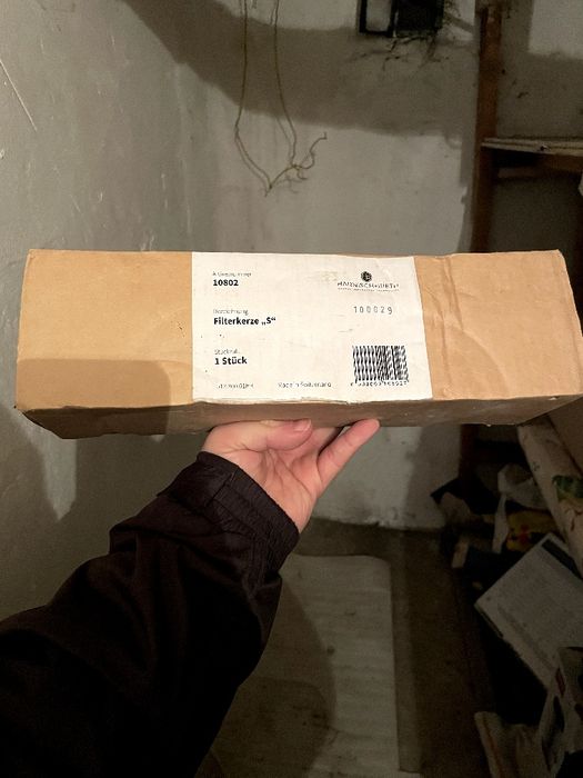 Lumanare cu filtru S pentru sistemul de filtrare „KALKFREE” - Harnisch