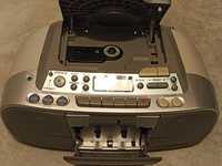 Radio-Casetofon cu CD, care cireșe MP3, original Sony, total funcționa