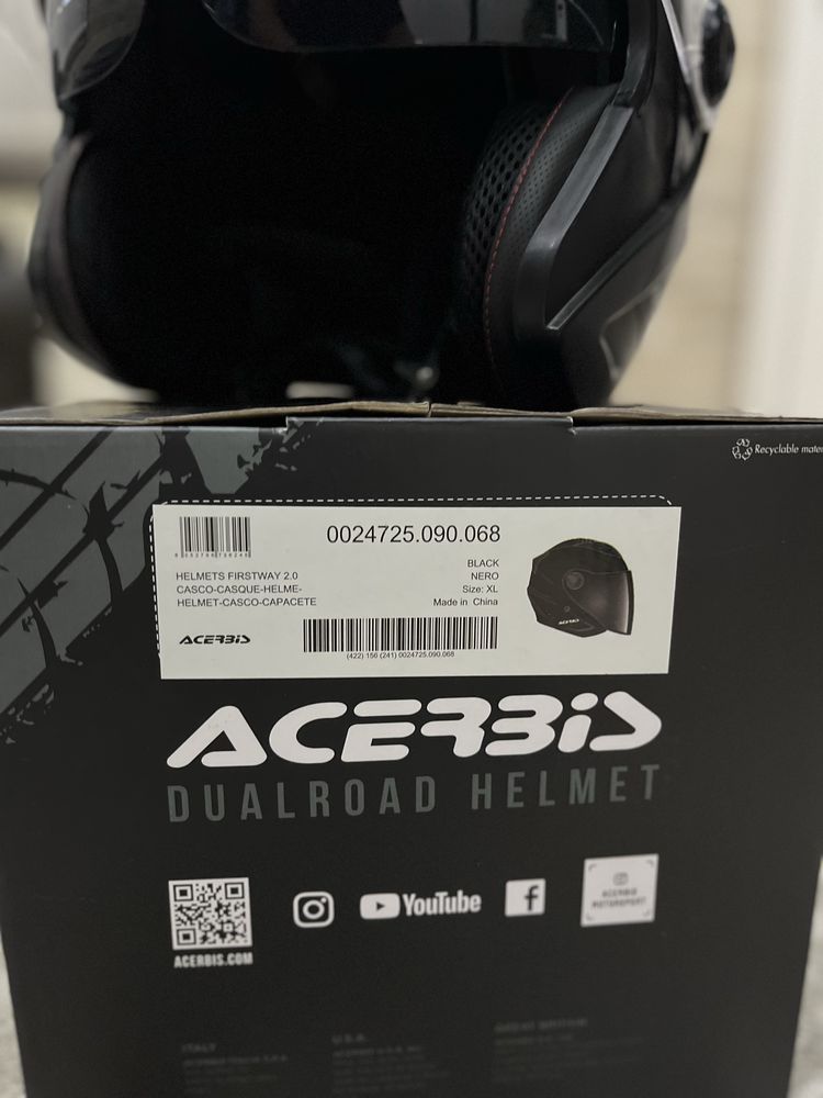 Каска Acerbis XL