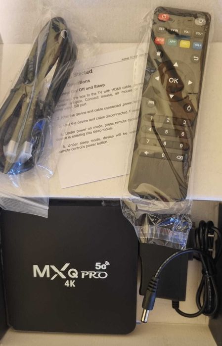 Mxq Pro 4K 5G   8GB DDR 128GB ROM Android TV box
