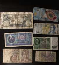 Bancnote vechi romanesti si rusesti