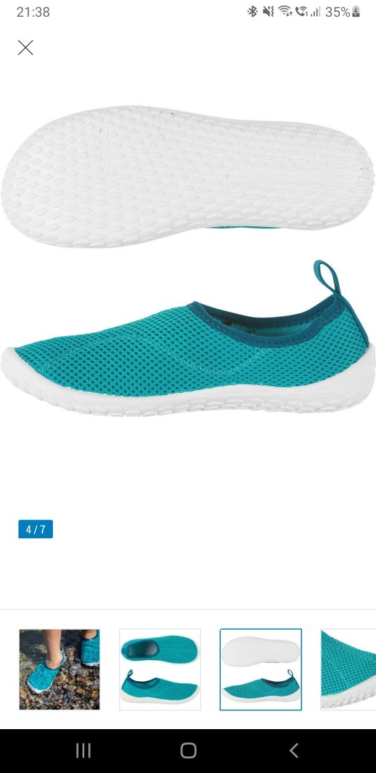 Pantofi apa, incaltaminte aquashoes 32-33 decathlon