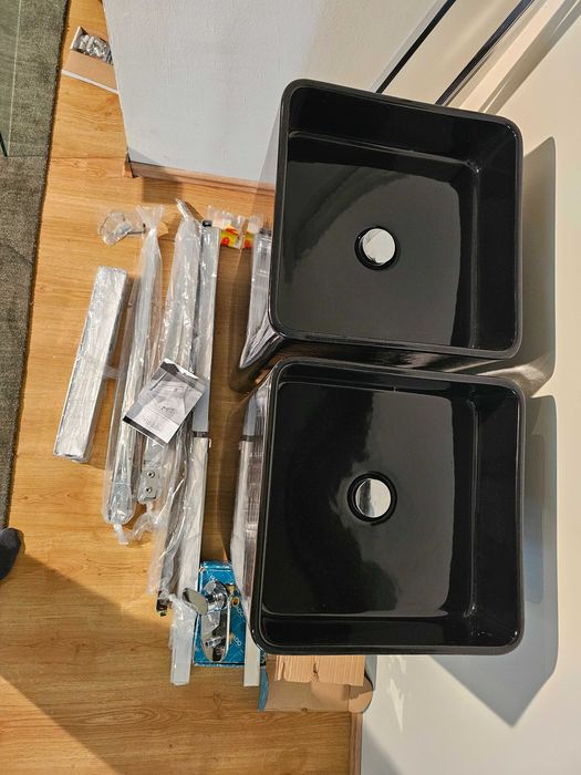 chiuveta flaminia monowash 40 culoare neagra negociabil