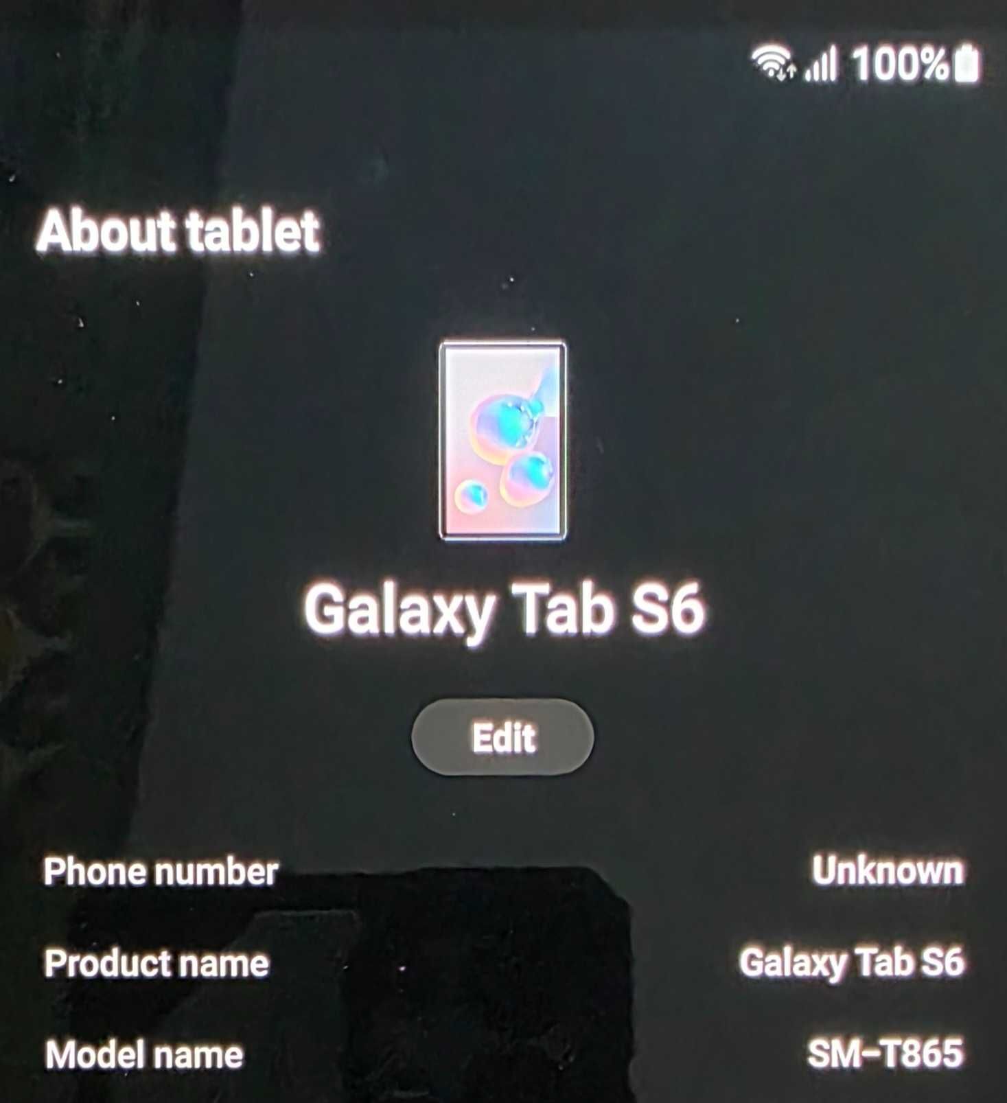 Samsung Galaxy Tab S6 - T865