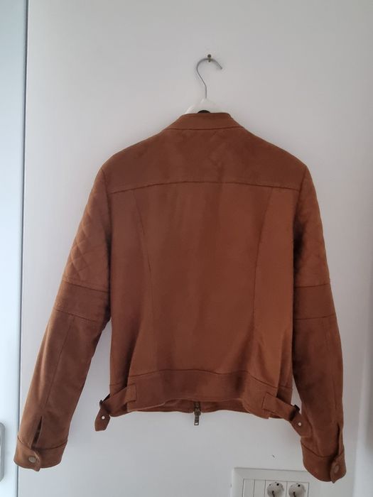 Geaca imitație piele intoarsa