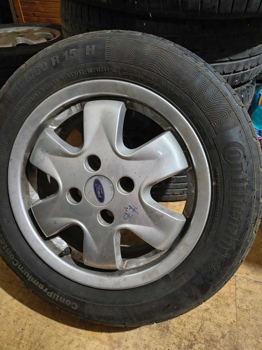 Jante+cauciucuri vara Ford focus 195/60 R15