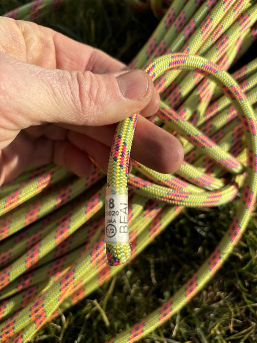 Semicoarda alpinism Beal Ice Line Golden