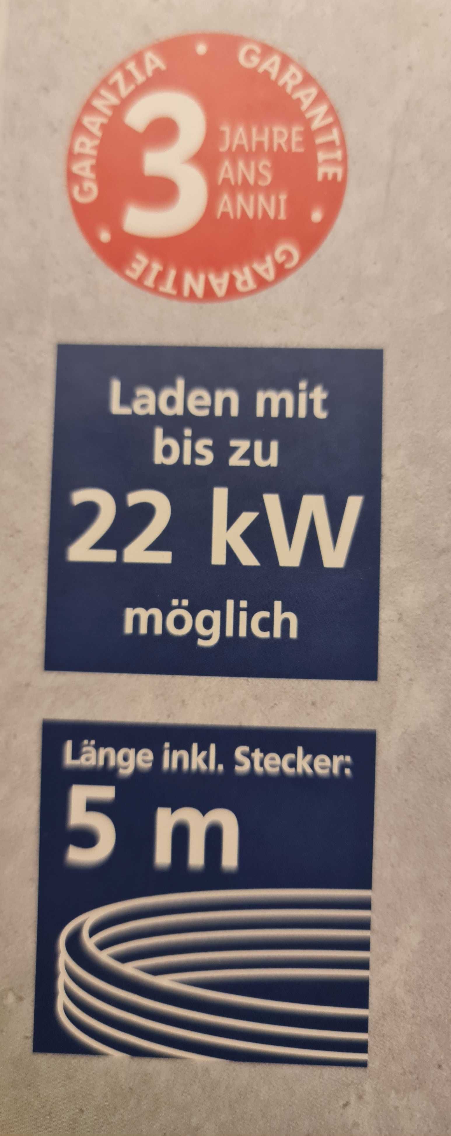 3 Бр. НОВИ НЕМСКИ 22kW 32A Кабели за зареждане на електромобил