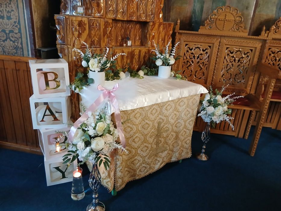 Aranjament botez biserica