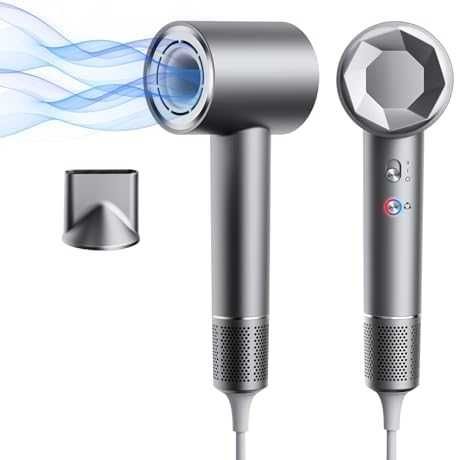 Нов Мощен професионален сешоар – лек, безшумен, бързо сушене, 6 режима