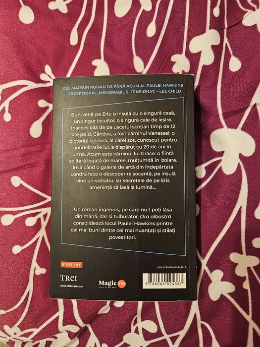 Ora albastra, Focul mocnit, Unghiul mort  Paula Hawkins