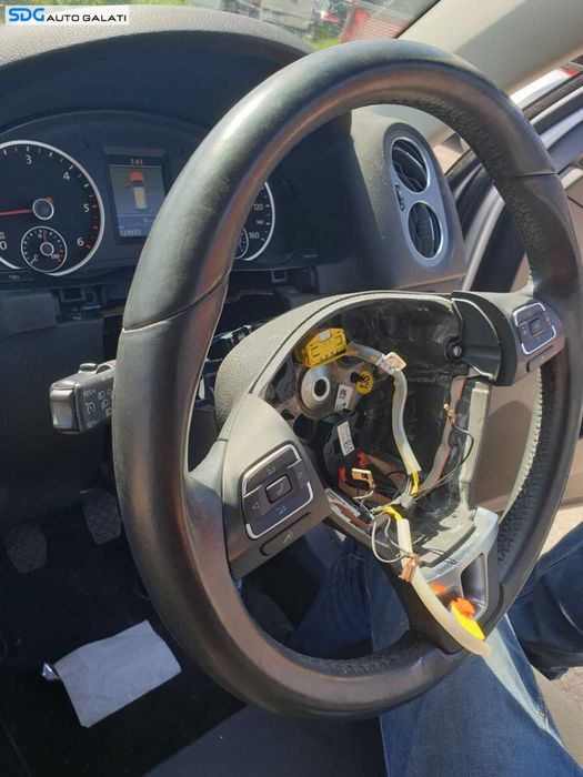 Volan 3 Spite cu Comenzi Volkswagen Touran 2011 - 2015 1T0419091AC