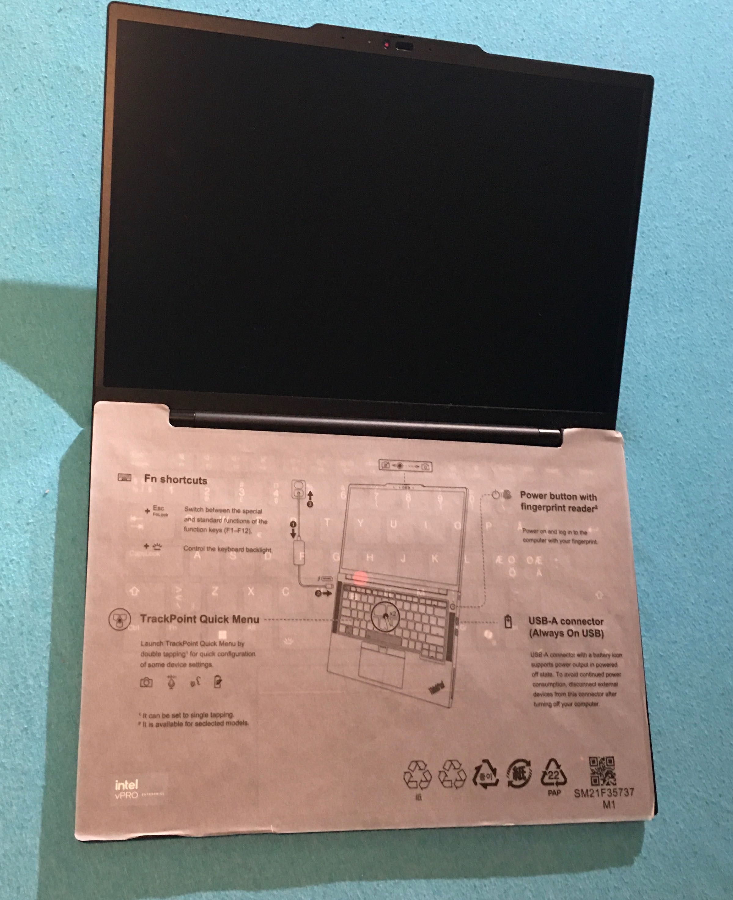 Lenovo ThinkPad T14s Gen5 14”IPS 400nits, cpu: Ultra 5, 4G, 16/256 НОВ