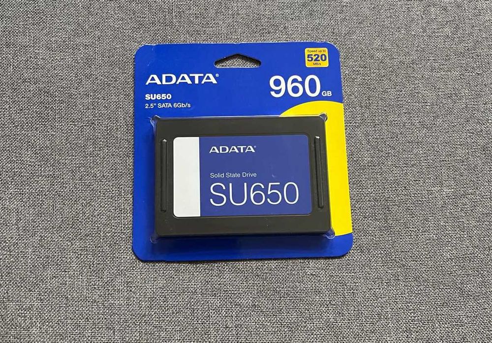SSD ADATA SU650, 960GB, SATA3, 2.5", ASU650SS-960GT-R
