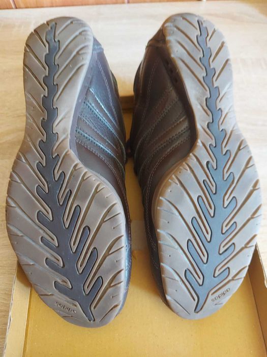 Adidas GoodYear  piele, bărbați, maro, marimea 40