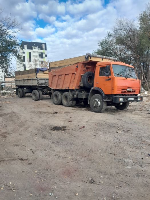 Услуги Камаз с прицепом перевозка зерна