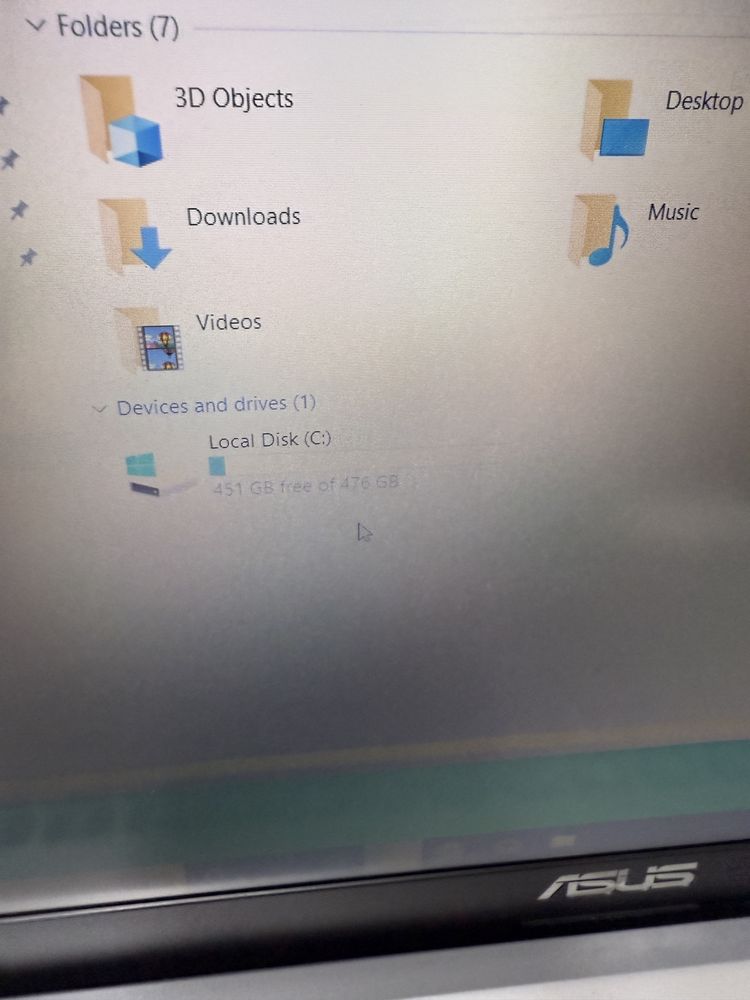 Laptop Asus I7 8th Gen Nou