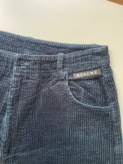 Тъмно син панталон ВЕЛУРЕН S размер от RESUME