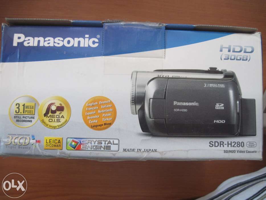 Camera video 3CCD Panasonic SDR-H280 -HDD30G