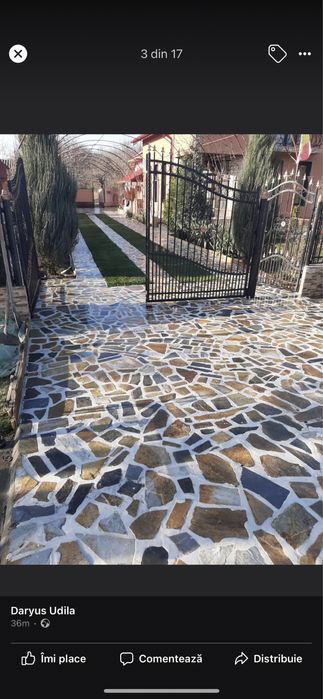 Vand si montez piatra naturală